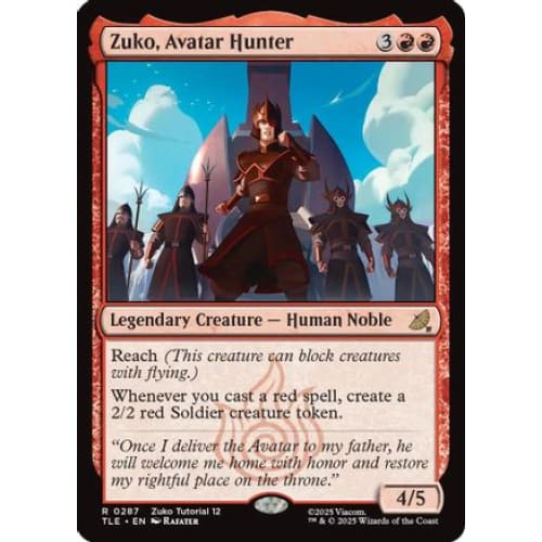 Zuko, Avatar Hunter (0287) (TLE-287)