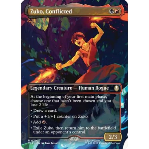 Zuko, Conflicted (Borderless) (TLA-302) Foil