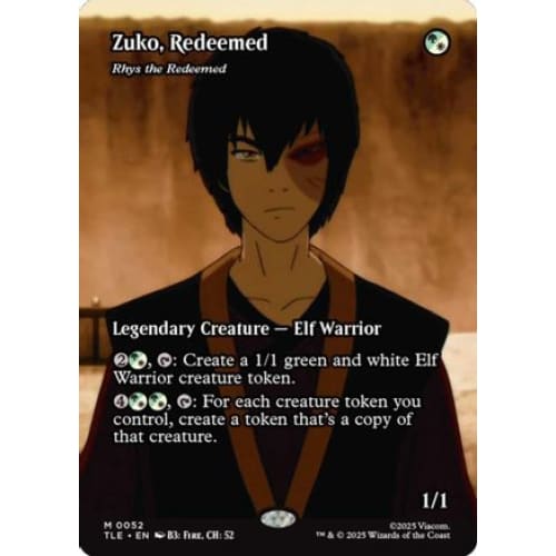 Zuko, Redeemed - Rhys the Redeemed (Borderless) (TLE-052) Foil