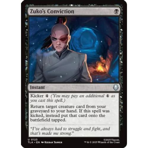 Zuko's Conviction (TLA-123) Foil